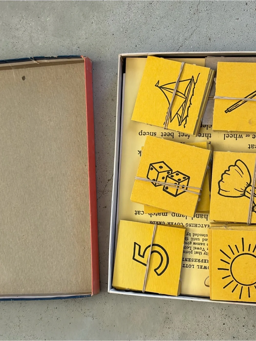 Vintage 1956 Dolch Phonics Game Vowel Lotto Garrard Publishing